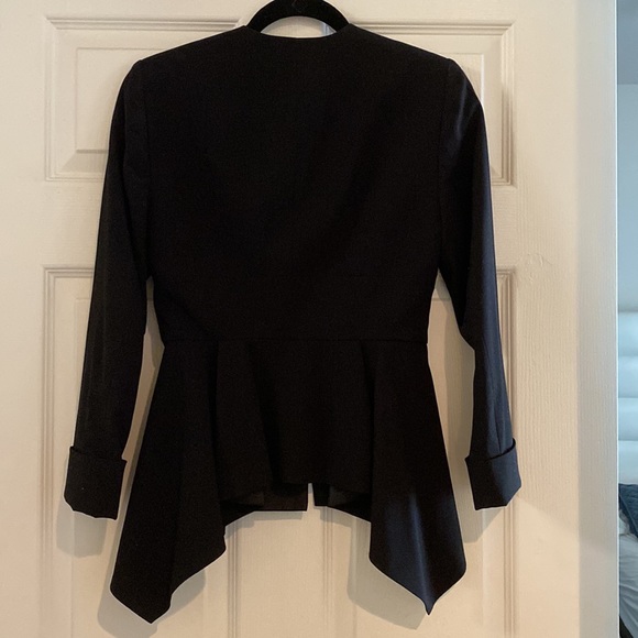 BCBGMAXAZRIA Asymmetrical Peplum Blazer - Picture 3 of 4